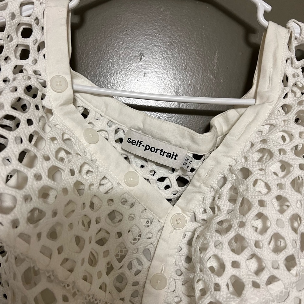 Self Portrait White Dress - Picture 4 of 6